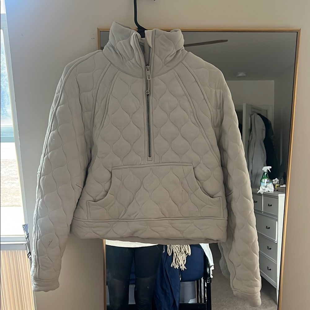 Quilted Pullover Jacket